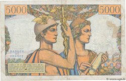 5000 Francs TERRE ET MER FRANCIA  1957 F.48.17 BC