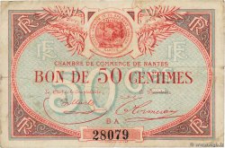 50 Centimes FRANCE regionalismo y varios Nantes 1918 JP.088.17 BC