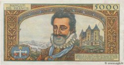 5000 Francs HENRI IV FRANCE  1958 F.49.05 SUP+