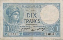 10 Francs MINERVE FRANCE  1931 F.06.15
