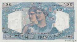 1000 Francs MINERVE ET HERCULE FRANCE  1945 F.41.08