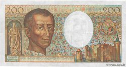 200 Francs MONTESQUIEU Numéro spécial FRANCE  1986 F.70.06 VF