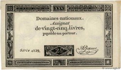 25 Livres FRANCIA  1793 Ass.43a SC