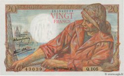 20 Francs PÊCHEUR FRANCIA  1943 F.13.07 SC+