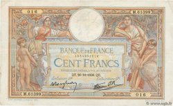 100 Francs LUC OLIVIER MERSON type modifié FRANCE  1938 F.25.32