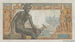 1000 Francs DÉESSE DÉMÉTER FRANCE  1942 F.40.12 TB+