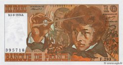 10 Francs BERLIOZ FRANCE  1976 F.63.20 AU