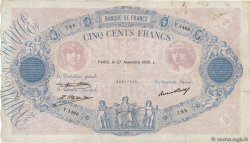 500 Francs BLEU ET ROSE FRANCIA  1930 F.30.33