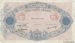 500 Francs BLEU ET ROSE FRANKREICH  1932 F.30.35 S