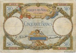 50 Francs LUC OLIVIER MERSON FRANCE  1929 F.15.03
