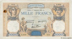 1000 Francs CÉRÈS ET MERCURE type modifié FRANCIA  1939 F.38.40 q.BB
