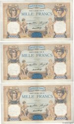 1000 Francs CÉRÈS ET MERCURE Consécutifs FRANCIA  1933 F.37.08