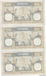 1000 Francs CÉRÈS ET MERCURE Consécutifs FRANCIA  1933 F.37.08 MBC