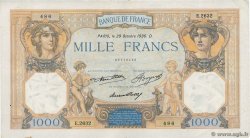 1000 Francs CÉRÈS ET MERCURE FRANCIA  1936 F.37.09 BB