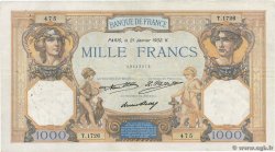 1000 Francs CÉRÈS ET MERCURE FRANCIA  1932 F.37.07 BC+