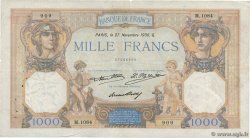 1000 Francs CÉRÈS ET MERCURE FRANCE  1930 F.37.05