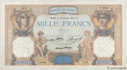 1000 Francs CÉRÈS ET MERCURE FRANCE  1933 F.37.08 pr.TTB