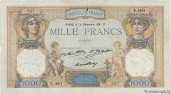 1000 Francs CÉRÈS ET MERCURE FRANKREICH  1931 F.37.06