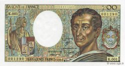 200 Francs Montesquieu Fauté FRANCE  1981 F.70.01 pr.NEUF