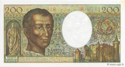 200 Francs Montesquieu Fauté FRANCIA  1981 F.70.01 q.FDC