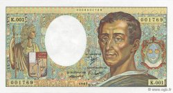 200 Francs Montesquieu Fauté FRANKREICH  1981 F.70.01