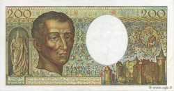 200 Francs Montesquieu Fauté FRANKREICH  1981 F.70.01 VZ+