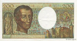 200 Francs Montesquieu Fauté FRANCE  1981 F.70.01 XF