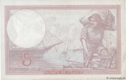 5 Francs FEMME CASQUÉE modifié FRANKREICH  1939 F.04.10 VZ+