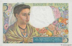 5 Francs BERGER FRANKREICH  1943 F.05.04 ST