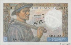 10 Francs MINEUR  FRANCIA  1945 F.08.13