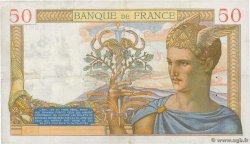 50 Francs CÉRÈS modifié FRANCE  1939 F.18.23 TTB