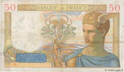 50 Francs CÉRÈS modifié FRANCE  1940 F.18.37 TB