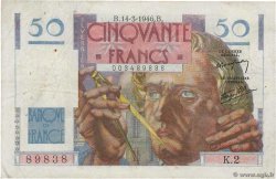 50 Francs LE VERRIER FRANCIA  1946 F.20.01