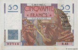 50 Francs LE VERRIER FRANCE  1947 F.20.07 TTB+
