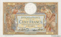 100 Francs LUC OLIVIER MERSON grands cartouches FRANKREICH  1929 F.24.08