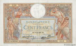 100 Francs LUC OLIVIER MERSON type modifié FRANCIA  1937 F.25.05 MBC+