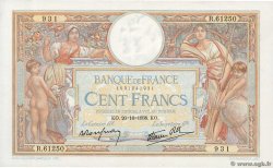 100 Francs LUC OLIVIER MERSON type modifié FRANCIA  1938 F.25.32 MBC+