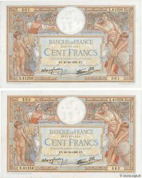 100 Francs LUC OLIVIER MERSON type modifié Consécutifs FRANCIA  1938 F.25.32 MBC+