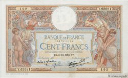 100 Francs LUC OLIVIER MERSON type modifié FRANCIA  1938 F.25.36 EBC