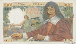 100 Francs DESCARTES FRANCIA  1944 F.27.06