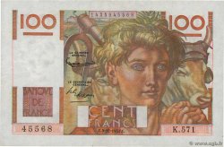 100 Francs JEUNE PAYSAN FRANKREICH  1953 F.28.40