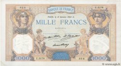 1000 Francs CÉRÈS ET MERCURE  FRANCIA  1932 F.37.07