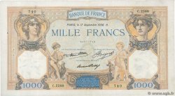 1000 Francs CÉRÈS ET MERCURE FRANCIA  1936 F.37.09