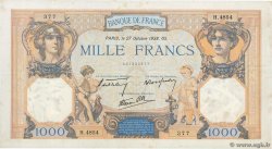 1000 Francs CÉRÈS ET MERCURE type modifié  FRANCIA  1938 F.38.31