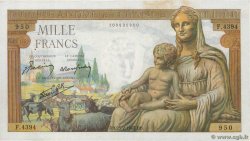 1000 Francs DÉESSE DÉMÉTER FRANCIA  1943 F.40.20 MBC+