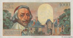 1000 Francs RICHELIEU FRANCIA  1957 F.42.25 MBC