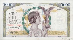 5000 Francs VICTOIRE Impression à plat FRANCIA  1941 F.46.22 MBC+