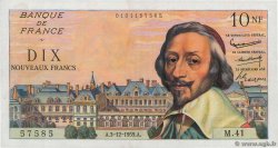 10 Nouveaux Francs RICHELIEU FRANKREICH  1959 F.57.04 VZ