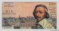 10 Nouveaux Francs RICHELIEU FRANCIA  1960 F.57.06 EBC