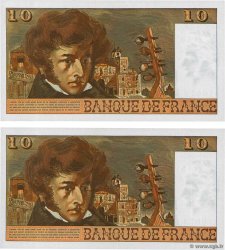 10 Francs BERLIOZ Consécutifs FRANCE  1972 F.63.01 UNC-